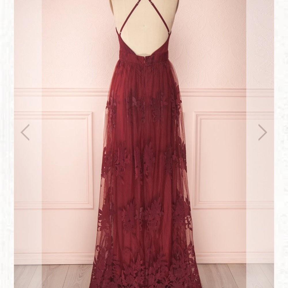 Kailania Burgundy Maxi Dress - Picture 5 of 7